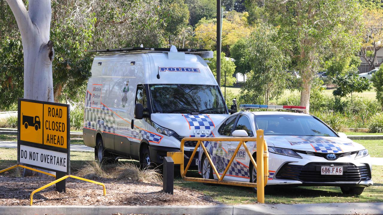 The sickening unprovoked attack occurred in Brisbane’s Hanlon Park. Picture: Steve Pohlner