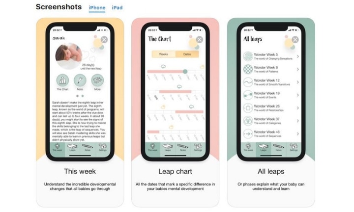 App to track cheap baby development