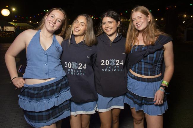 Schoolies celebrate at Victor Harbor. Picture: Brett Hartwig