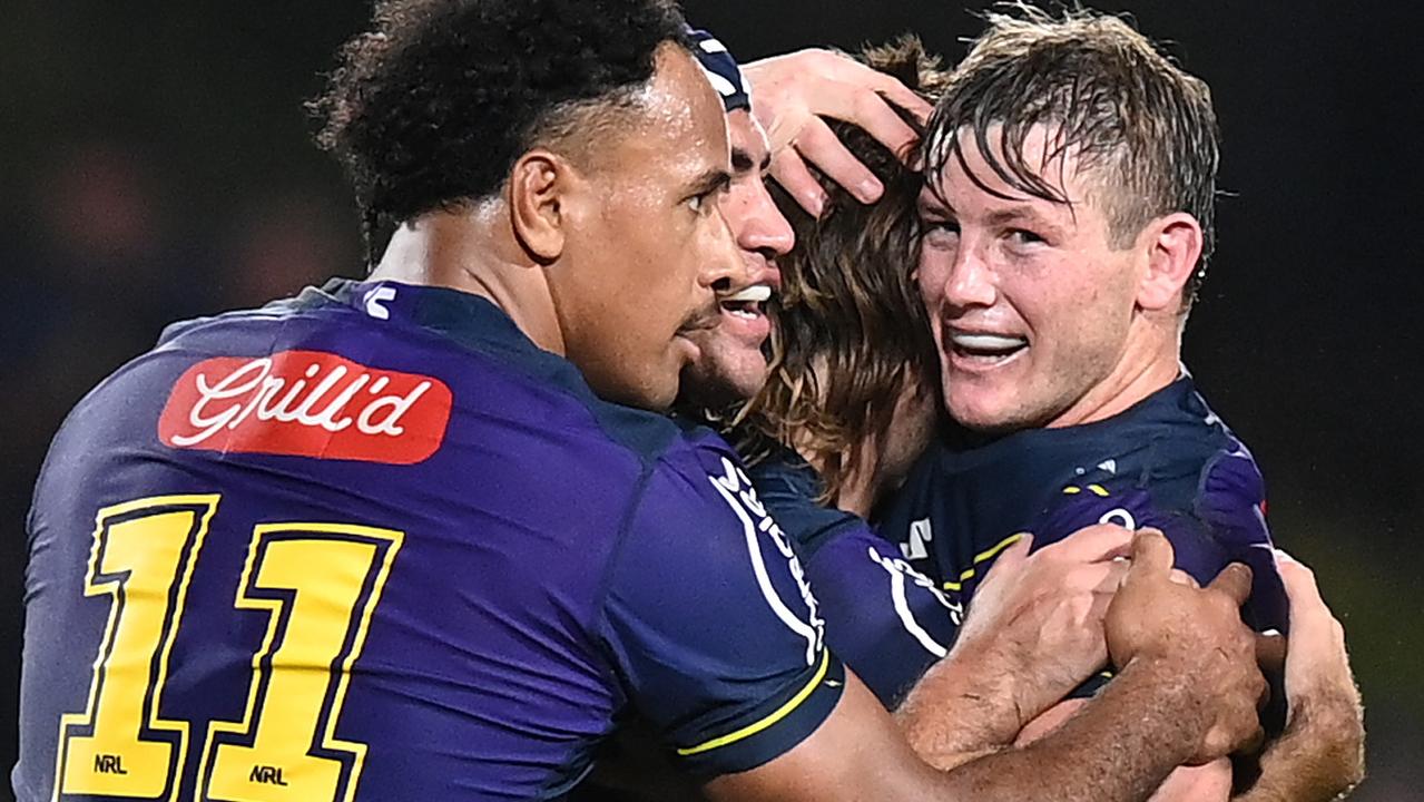 Melbourne Storm booked a spot in the preliminary final with a win over Manly. Picture: Getty Images