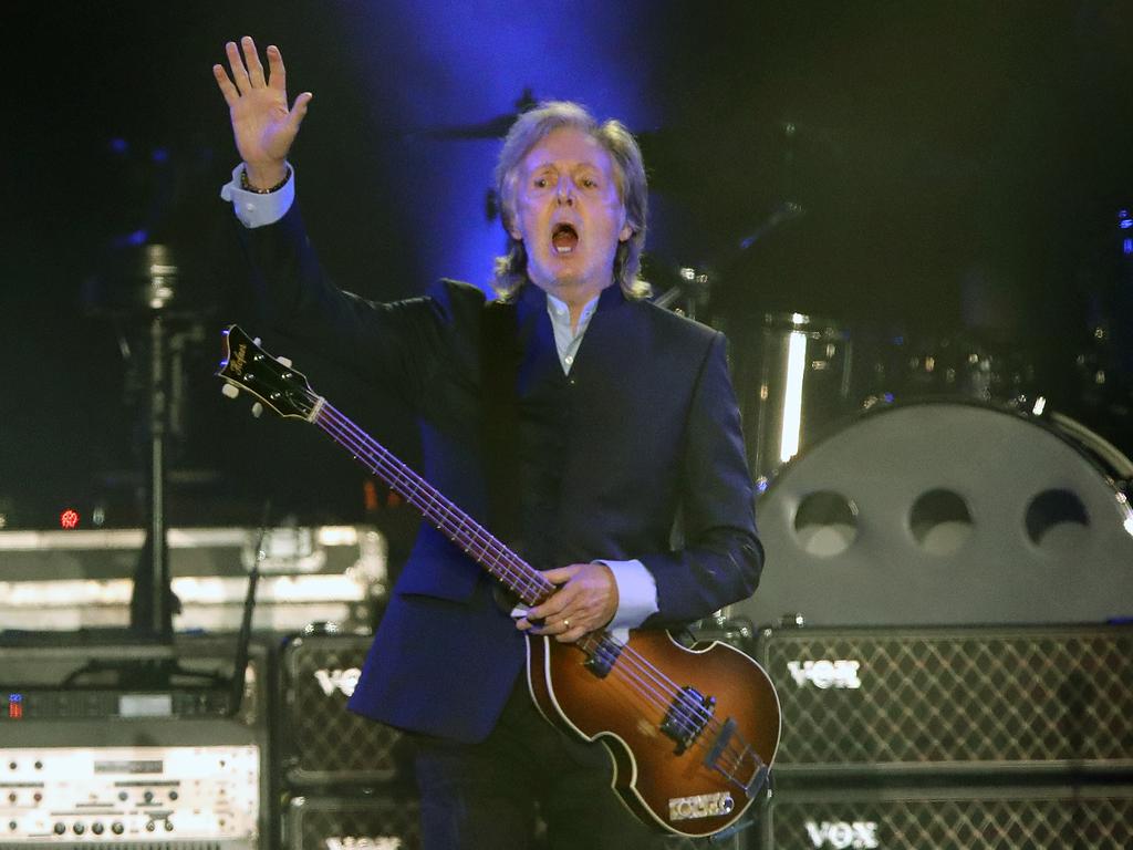 Imagine this is McCartney saying “Stop! Spoilers ahead!”. Picture: David Crosling