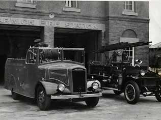 PROUD PAST: The old Warwick fire station, pictured in the 1940s, served the Warwick community with distinction for more than 60 years. Picture: Warwick Daily News