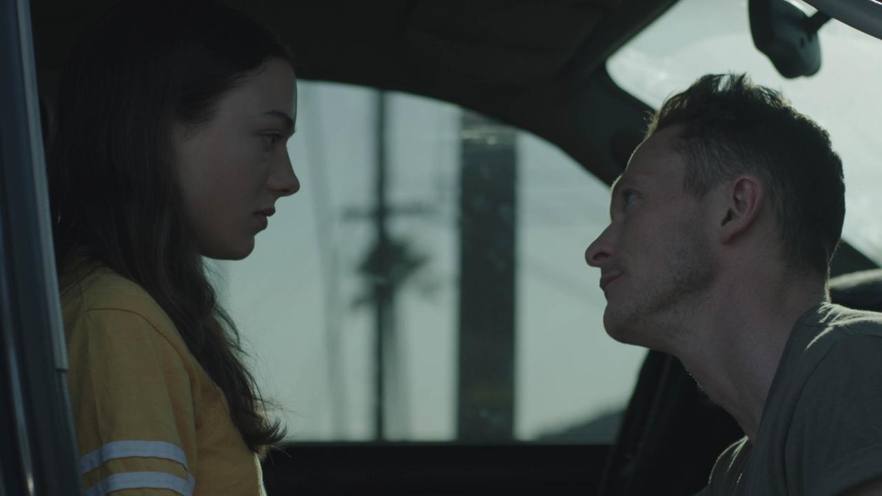 Lily McInerny and Jonathan tucker in Palm Trees and Power Lines.