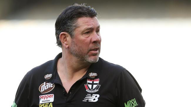 St Kilda is reportedly set to sack coach Brett Ratten. (Photo by Will Russell/AFL Photos via Getty Images)