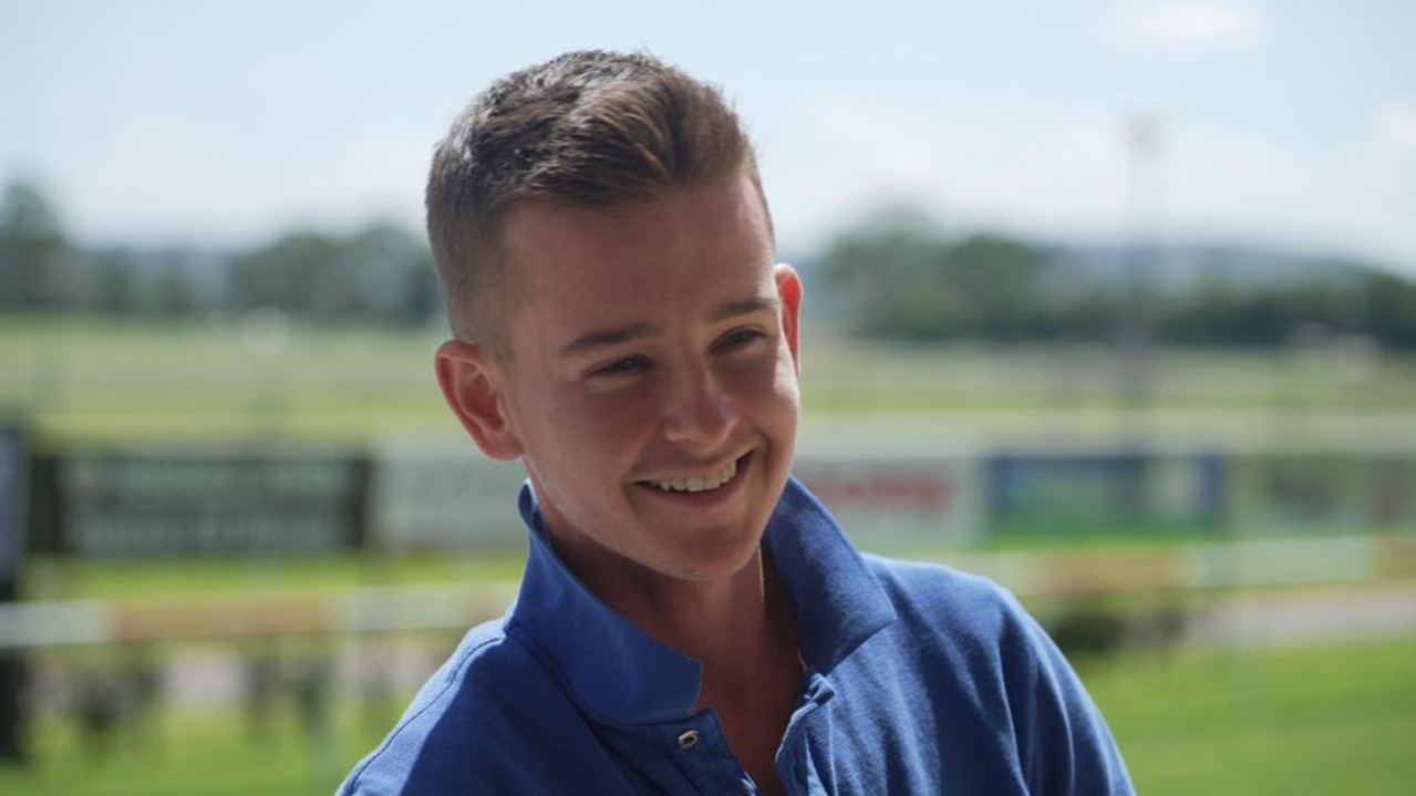 Transgender jockey Tyler Leslight claims historic victory in Mackay