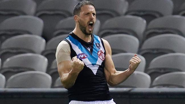 Travis Boak keeps on keeping on. Picture: AFL Photos/Getty Images