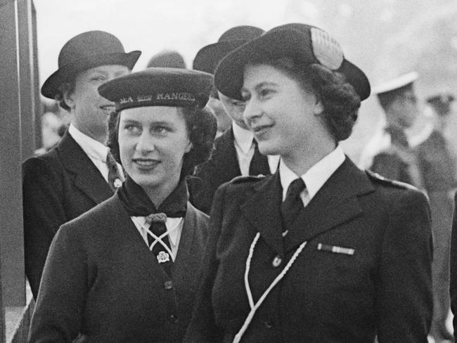 The royal sisters in 1946. Picture: Getty Images