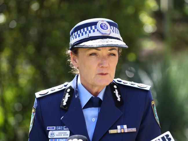 NSW Police Commissioner Karen Webb. Picture: NewsWire