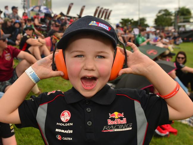 Watpac Townsville 400 Day 2. Social pictures. Hudson Stevens, 4, Bohle Plains. Picture: Evan Morgan