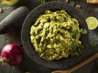 Homemade Fresh Guacamole and Chips