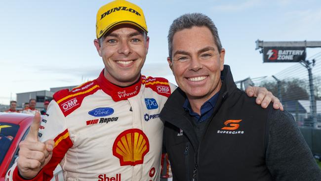 Scott McLaughlin and Craig Lowndes. Picture: Supplied