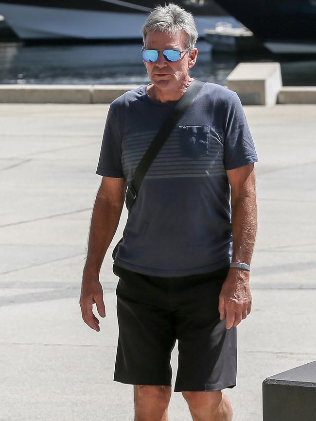 Sam Newman near his home at South Wharf. Picture: Tim Carrafa