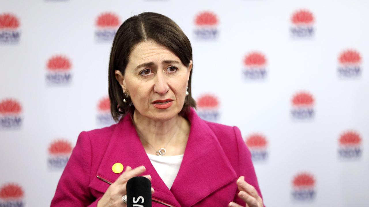 NSW Premier Gladys Berejiklian has warned her state “will go down the path of Victoria” if rules aren’t followed. Picture: Damian Shaw