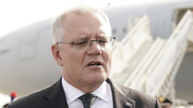 Scott Morrison arrives in Rome on Friday for the G20 leaders’ summit. Picture: Adam Taylor