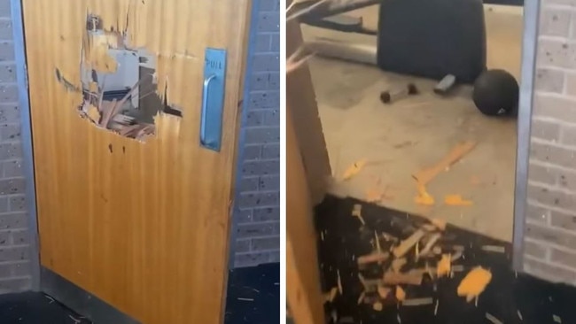 Drysdale Football Club has been left "disappointed" after its gym was vandalised last week.