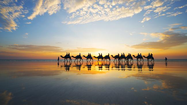 A signature Cable Beach experience at Broome, WA. Picture: Lauren Bath