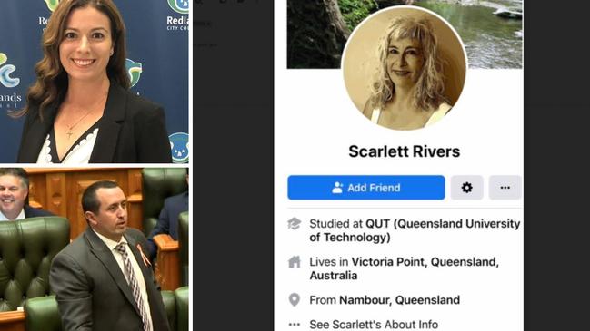 Redland City councillor Rowanne McKenzie; the Scarlett Rivers Facebook Page and Capalaba MP Don Brown.