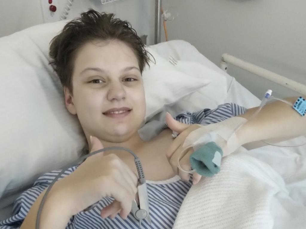 Tahlia Keirs had a "life-saving" hysterectomy at just 20 years old. Picture: Supplied.