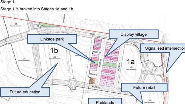 Plans for the Pacific View Estate on the Gold Coast.