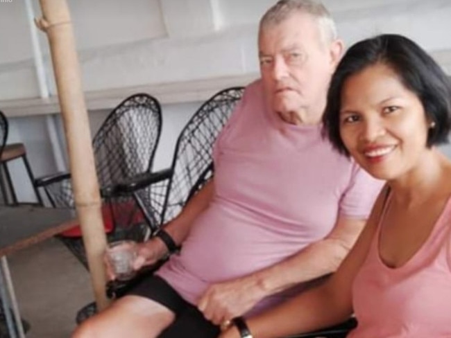 Supplied Editorial Wayne Bailey and his wife Ella were shot in the Philippines.