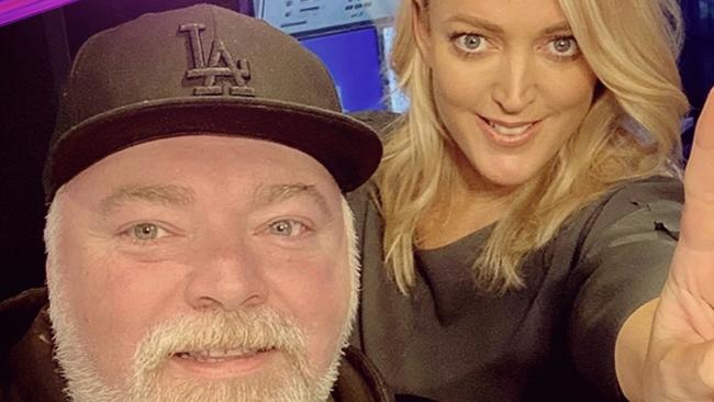 KIIS FM radio stars Kyle Sandilands and Jackie O.