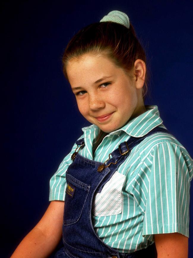 Ritchie was just 8 when she got her big break on Home and Away.