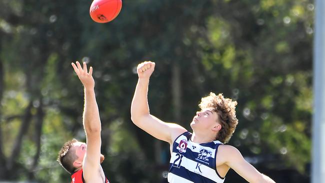 Broadbeach player Will Cooper was among his team’s best against Noosa. Picture, John Gass