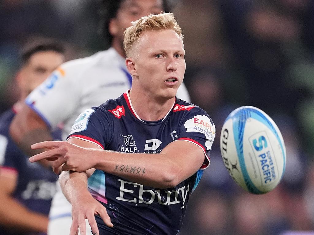 Carter Gordon was crucial to the Rebels making the Super Rugby finals for the first time. Picture: Daniel Pockett/Getty Images