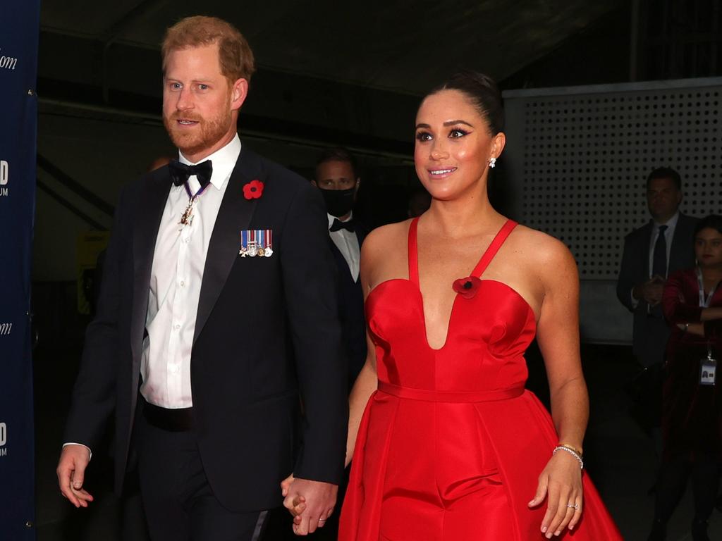 Meghan Markle debuted $143,509 worth of clothes and jewellery in 2021. Picture: Dia Dipasupil/Getty Images.
