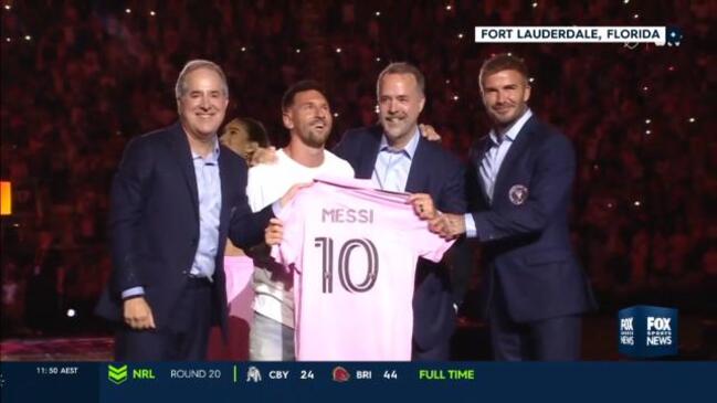 Lionel Messi unveiled as Inter Miami player