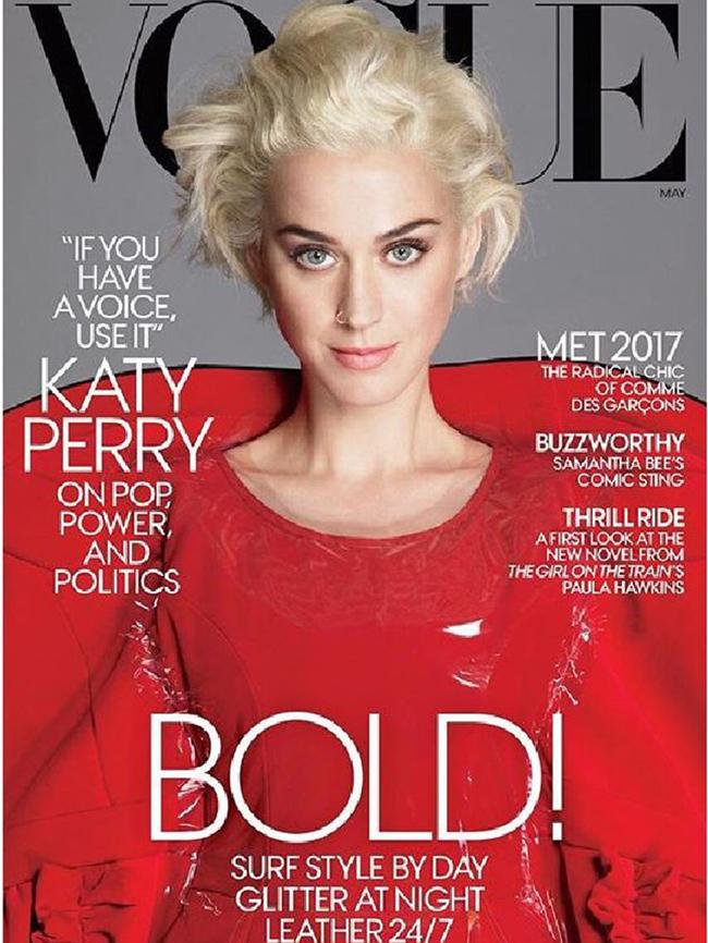 Katy Perry covers Vogue, May 2017.