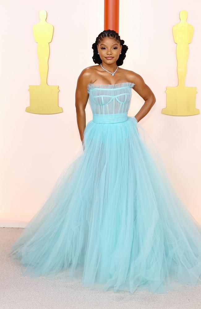 Halle Bailey in Dolce & Gabbana. Picture: Getty Images