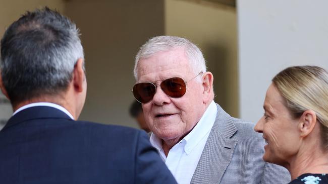 Bob McCarthy during the funeral for Souths legend John Sattler on the Gold Coast. Picture: NCA NewsWire/Tertius Pickard