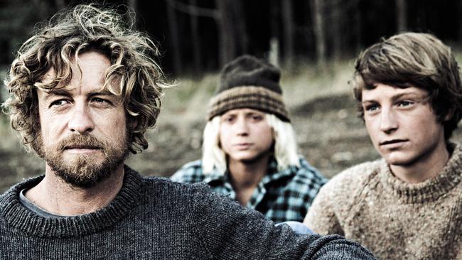 Simon Baker, Ben Spence and Samson Coulter in the film adaptation of Tim Winton’s Breath