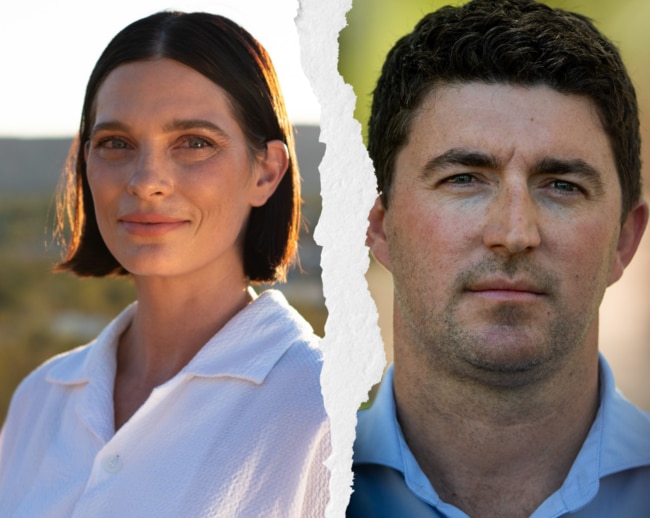 NT Greens candidate for Braitling Asta Hill (left) and Braitling MLA Josh Burgoyne (right).