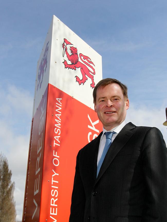 University of Tasmania Vice-Chancellor Professor Peter Rathjen at Inveresk in Launceston.