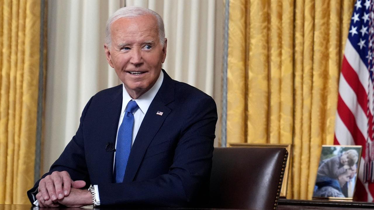 US President Joe Biden pictured before his address to the nation about his decision to not seek re-election. Picture: Evan Vucci / AFP