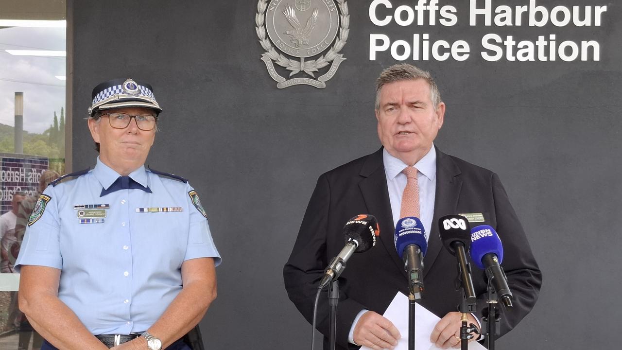 Coffs Clarence Command detective Jo Schultz with Commander of State Crime Command’s Homicide Squad, Detective Superintendent Danny Doherty announced the $500,000 reward for information on Duncan Campbell's murder earlier this week.