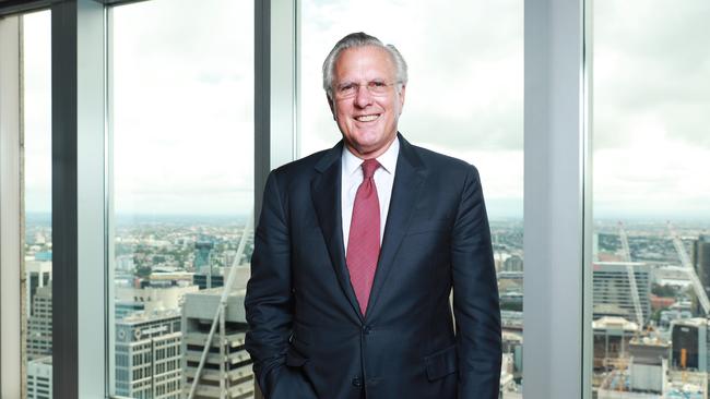 Richard Fisher at Barclays offices in Sydney on Monday. Picture: John Feder.