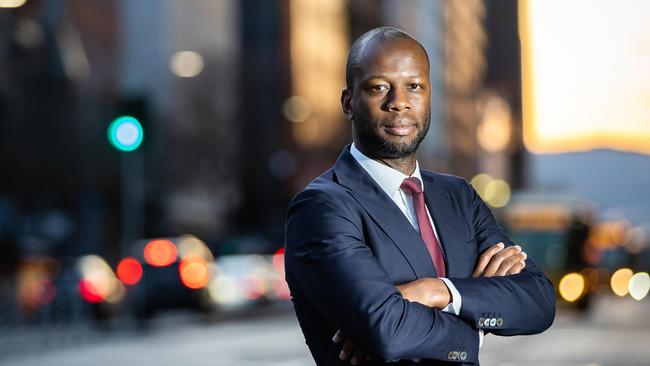 Power supporter and former Adelaide United premiership player, Bruce Djite Picture: Tom Huntley