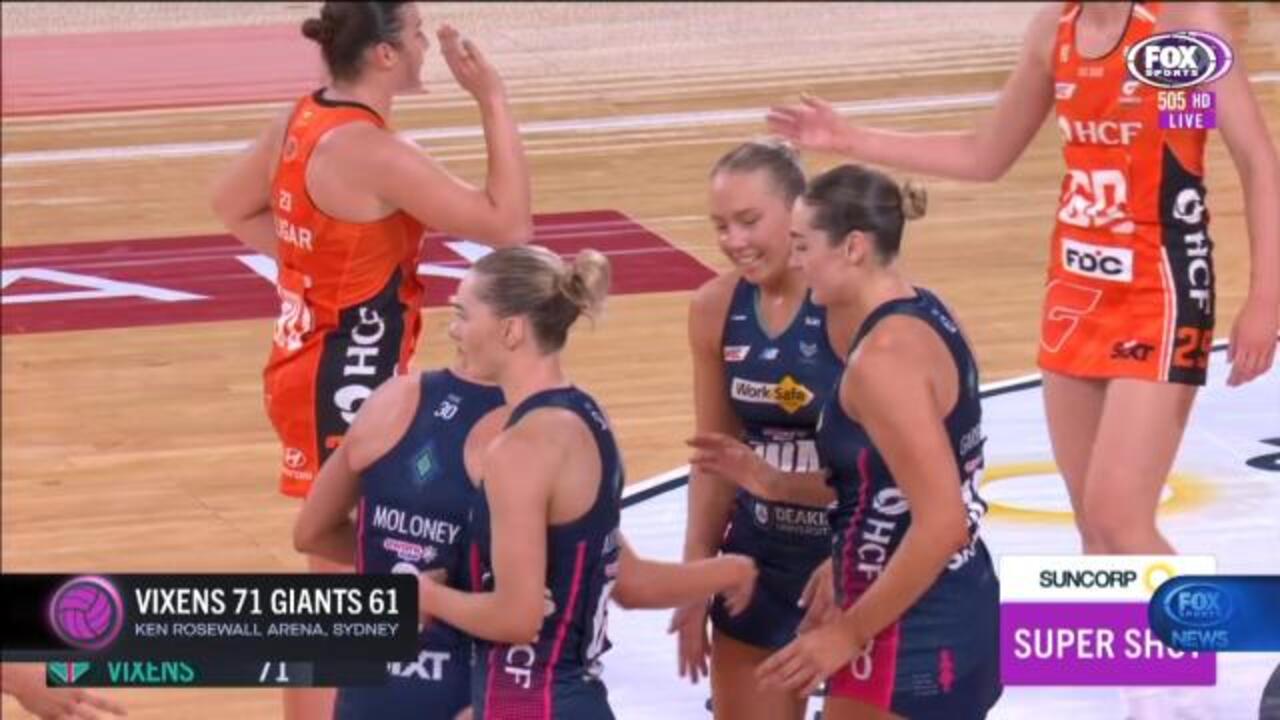 Vixens hold off spirited Giants