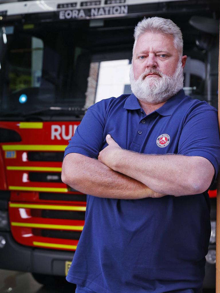 Fire Brigade Employees Union State Secretary Leighton Drury. Picture: Sam Ruttyn