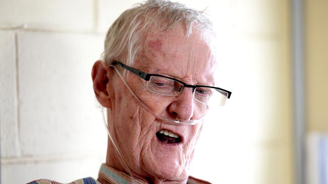 Bert Wrout recalls a war story during a 2014 interview with the ‘Herald Sun’.