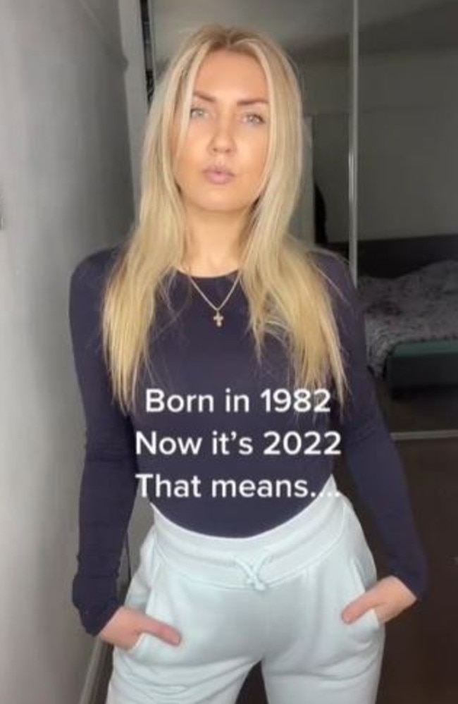 Another woman often told she looks 25, revealed she’s actually 39. Picture: TikTok