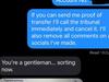 Bombshell text from embattled CEO