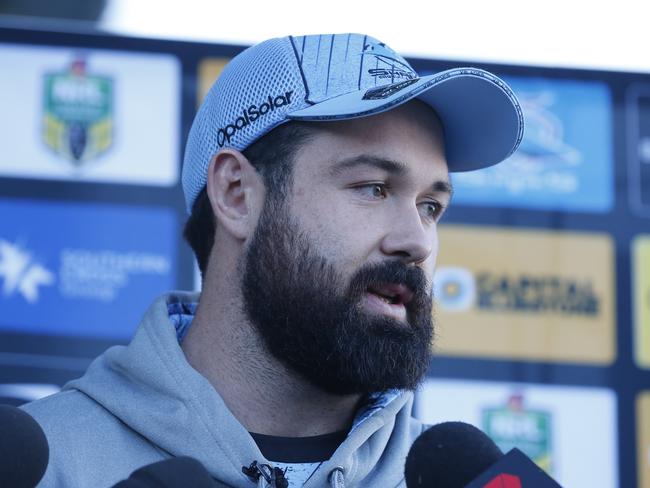 NRL star, Aaron Woods joins the Cronulla Sharks after being release by the Bulldogs today. Picture: David Swift.