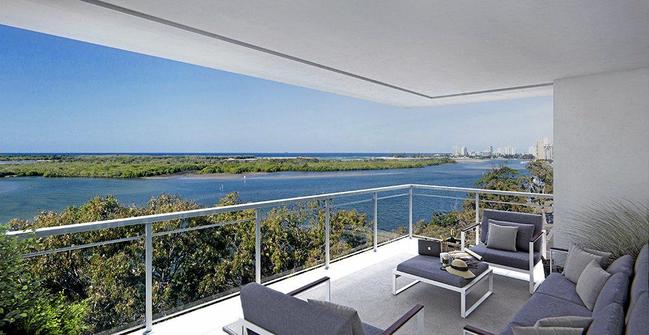 Construction of a riverfront apartment block in Maroochydore is about to begin. It is owned by Australian tennis champion Mark Kratzmann. Picture: Contributed