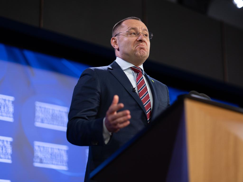 Ambassador of Ukraine to Australia &amp; New Zealand, Vasyl Myroshnychenko. Picture: NCA NewsWire / Gary Ramage