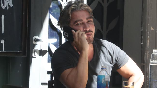 During a phone call to Ryan Watsford John Ibrahim says cops were ‘burning’ that he committed no crimes. Picture John Grainger