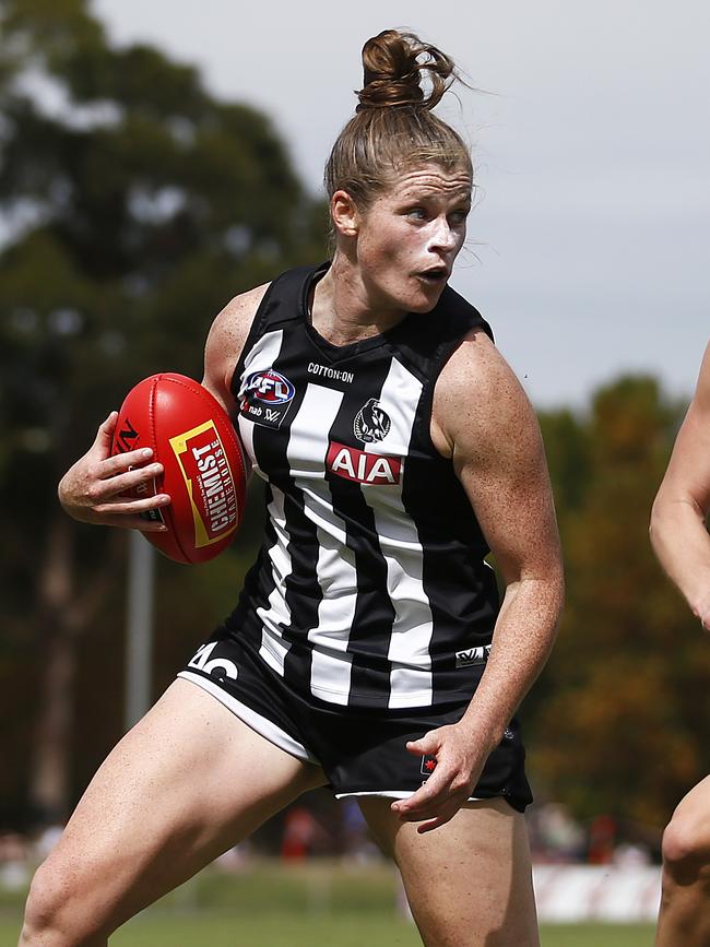 Collingwood gun Brianna Davey. Picture: Daniel Pockett/Getty Images